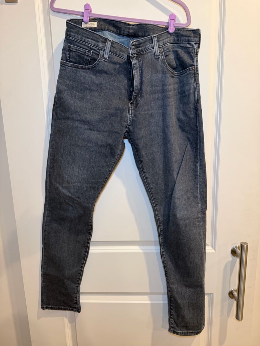 Levi's Men's Straight Jeans in Dark Gray size W33 L32